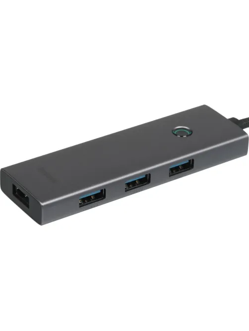 Разветвитель USB Baseus UltraJoy 4-Port Sp.Grey USB-A-3.0+C B0005280B811-09