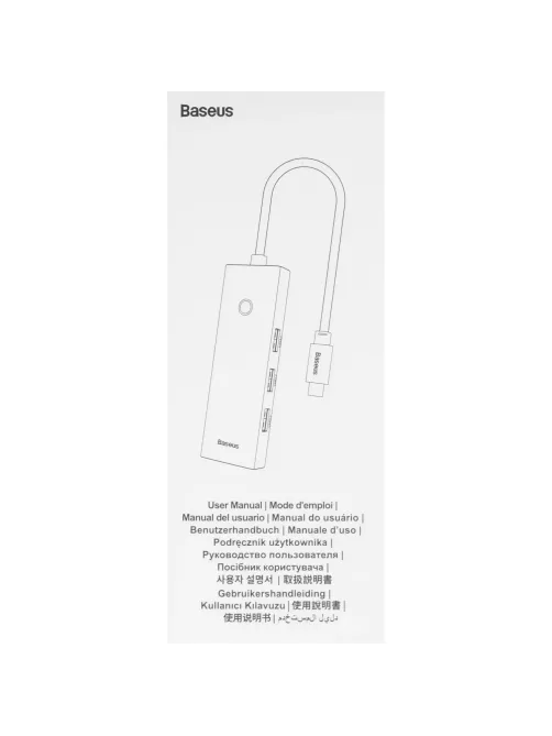 Разветвитель USB Baseus UltraJoy 6-Port Sp.Grey Type-C B00052807813-00