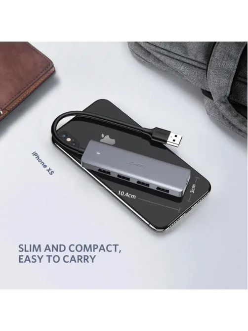 Разветвитель USB Ugreen CM219 micro USB, 4 x USB 3.0 (50985)