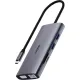 Разветвитель USB RAPOO 10в1 USB-C-PD+HDMI+USB+SD,TF+RJ45+VGA+A XD101-SGRY