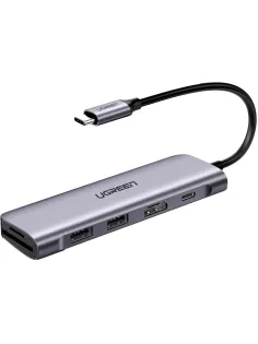 Разветвитель USB UGREEN 6 в 1 , HDMI, 2 x USB 3.0, SD/TF, PD (70411)
