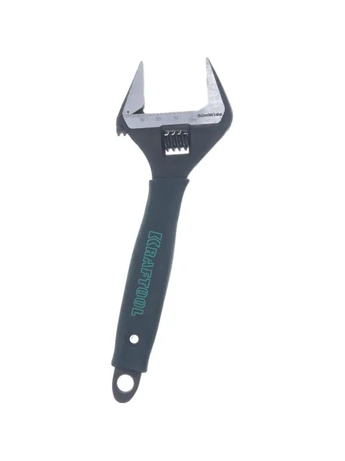 Ключ разводной SlimWide, 200 мм / 38 мм, KRAFTOOL 27258-20