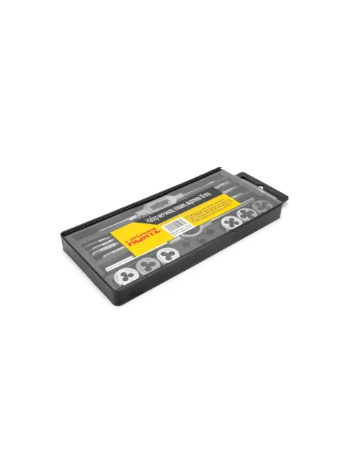 Набор метчиков и плашек М3-М12 16 предметов HORTZ (925527)