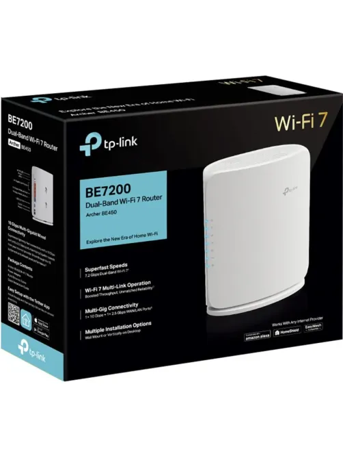 Маршрутизатор TP-Link Archer BE450 BE7200  Wi-Fi 7