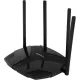 Маршрутизатор Mercusys MR80X AX3000 10/100/1000BASE-TX черный