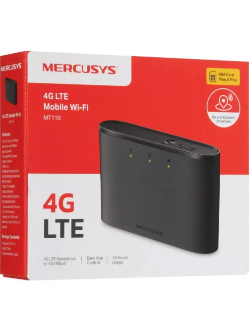 Маршрутизатор Wi-Fi Mercusys MT110 портативный
