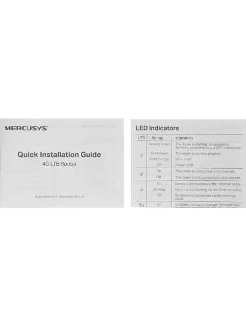 Маршрутизатор Mercusys MB115-4G