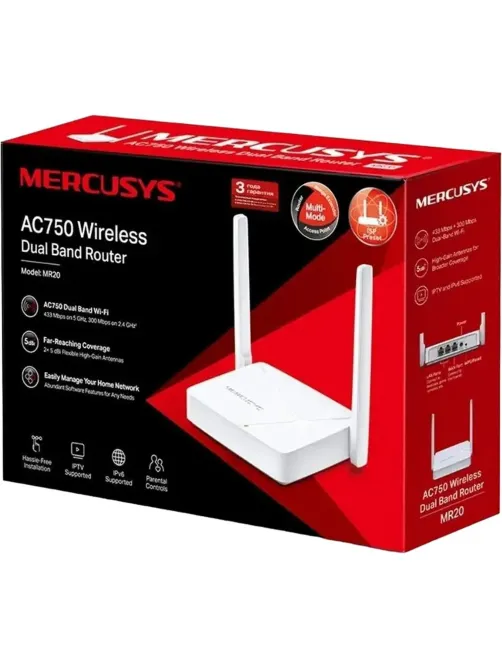 Маршрутизатор Mercusys MR20 AC750