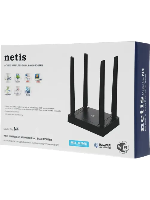 Маршрутизатор Netis N4 AC1200 10/100M х 2