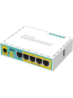 Маршрутизатор MikroTik RB750UPr2 hEX PoE lite 5-портовый,650 МГц ЦП, 64 МБ