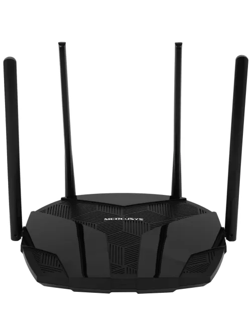 Маршрутизатор Mercusys MR80X AX3000 10/100/1000BASE-TX черный