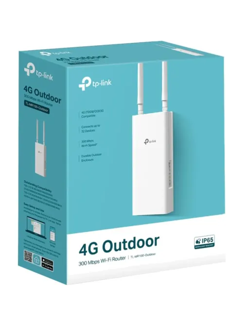 Маршрутизатор TP-Link TL-MR100-Outdoor N300 4G LTE для улицы и помещений