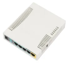 Маршрутизатор Wi-fi MikroTik RB951Ui-2HnD, N300, USB, PoE