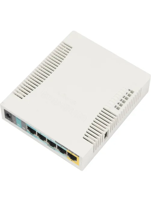 Маршрутизатор Wi-fi MikroTik RB951Ui-2HnD, N300, USB, PoE