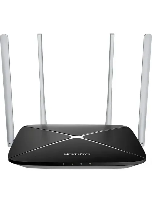 Маршрутизатор Mercusys AC12 AC1200 10/100BASE-TX черный