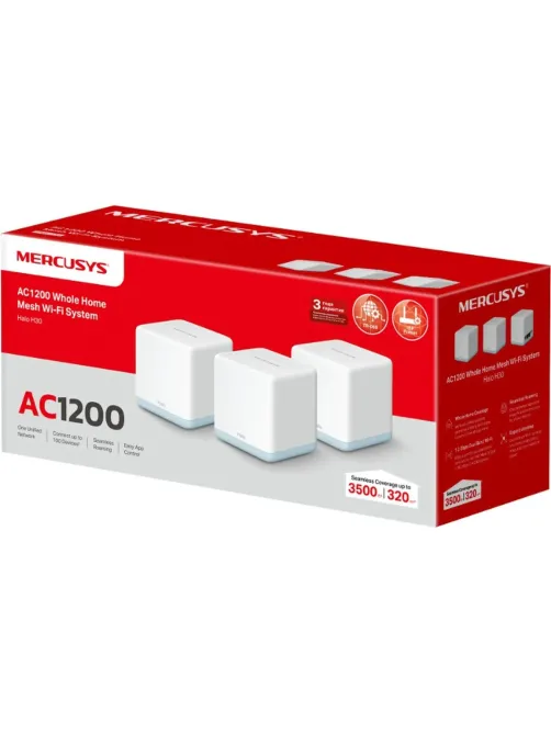 Wi-Fi mesh система Mercusys Halo H30(3-pack) AC1200 3шт/уп