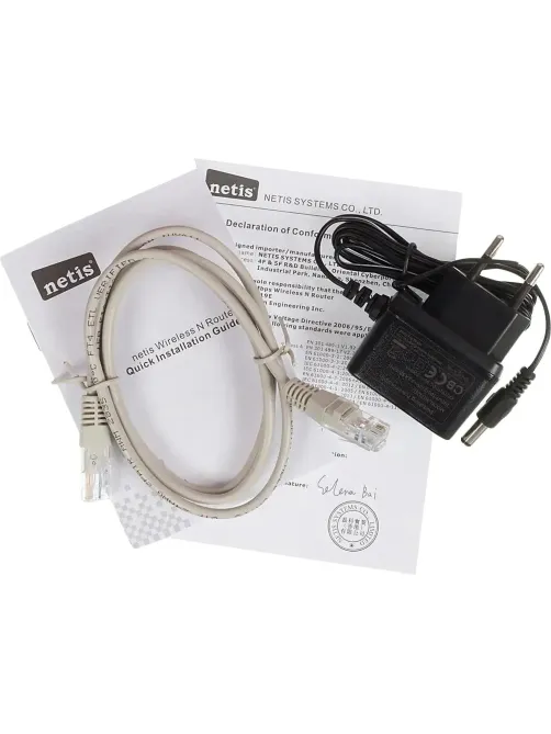 Маршрутизатор Netis WF2419E N300, до 300 Мбит/с, 802.11n, белый