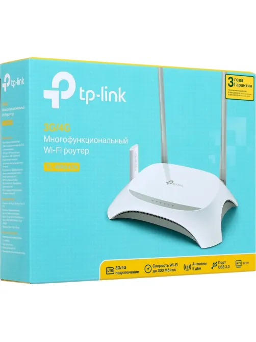 Маршрутизатор TP-Link TL-WR842N N300 3G/4G
