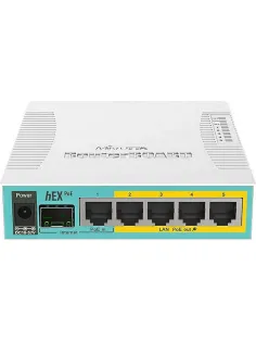 Маршрутизатор MikroTik hEX PoE (RB960PGS) 800MHz, 128MB, 5xGigabit LAN