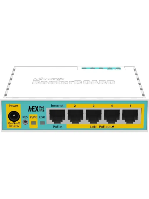 Маршрутизатор MikroTik hEX PoE lite RB750UPr2 5x100Mb, USB, PoE