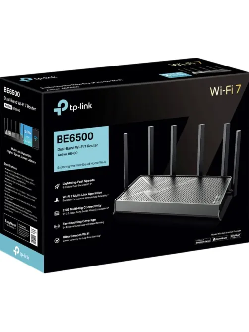 Маршрутизатор TP-Link Archer BE400 BE6500 Wi-Fi 7