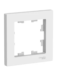 Рамка 1-м AtlasDesign бел. SE ATN000101