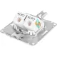 Розетка 2-ая комп. RJ45+RJ45 кат.5E SE AtlasDesign Белый (ATN000185)