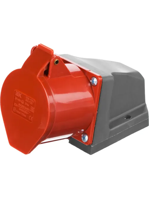 Розетка ОП 32А 380В 3P+PE+N ССИ-125 IP44 PSR12-032-5