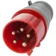 Вилка для розетки эл. каб. IEK  32А 3P+PE+N 380В IP44 ССИ-025 PSR02-032-5