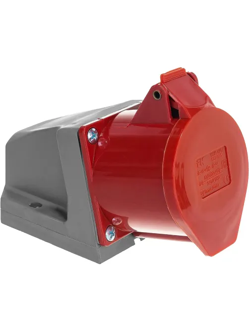 Розетка ОП 32А 380В 3P+PE+N ССИ-125 IP44 PSR12-032-5
