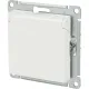Розетка 1-м СП AtlasDesign 16А IP20 с заземлс з/ш с крыш. бел. SE ATN000146