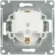 Розетка 1-м СП AtlasDesign 16А IP20 с заземлс з/ш с крыш. бел. SE ATN000146