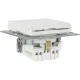 Розетка 1-м СП AtlasDesign 16А IP20 с заземлс з/ш с крыш. бел. SE ATN000146
