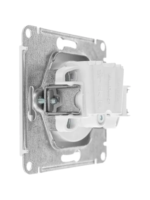 Розетка 1-м СП AtlasDesign 16А IP20 без заземл без з/ш бел SE ATN000141