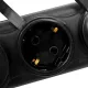 Розетка 2-местная переносн, заземлен, в/защ IP 44, 230В, 16А РП 16-232