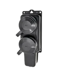 Розетка 2-местная переносн, заземлен, в/защ IP 44, 230В, 16А РП 16-232