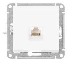 Розетка комп. RJ45 кат.5E SE AtlasDesign Белый (ATN000183)