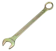 Ключ комбинированный 19мм, желтый цинк REXANT 12-5813-2