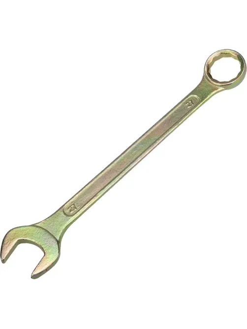 Ключ комбинированный 19мм, желтый цинк REXANT 12-5813-2