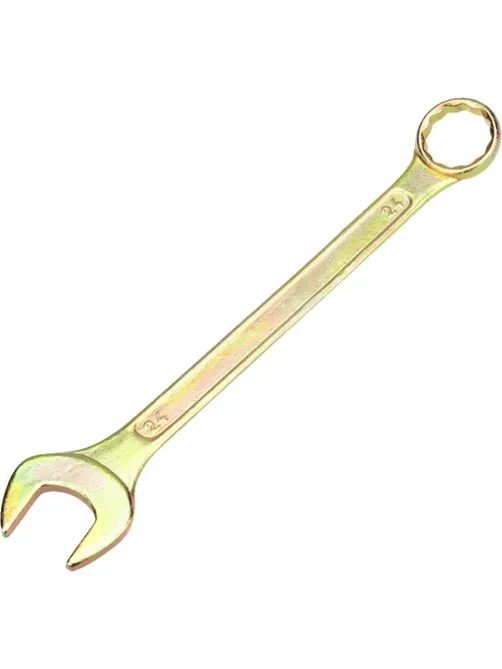 Ключ комбинированный 24мм, желтый цинк REXANT 12-5815-2