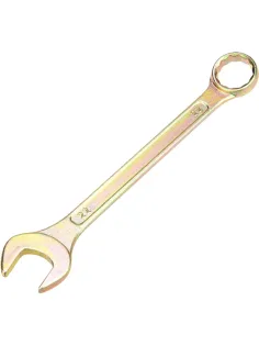 Ключ комбинированный 22мм, желтый цинк REXANT 12-5814-2