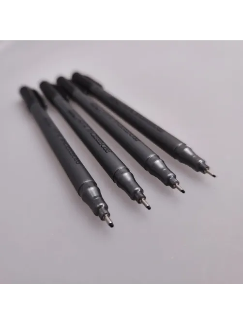 Набор линеров утолщенных Sketch&Art черного цвета, 4 шт. 36-0032