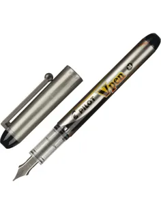 Ручка перьевая PILOT одноразовая SVP-4M V-Pen, черные чернила, 0,4мм