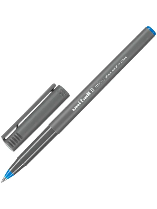 Роллер Uni-Ball II Micro 0,5мм, синий, UB-104
