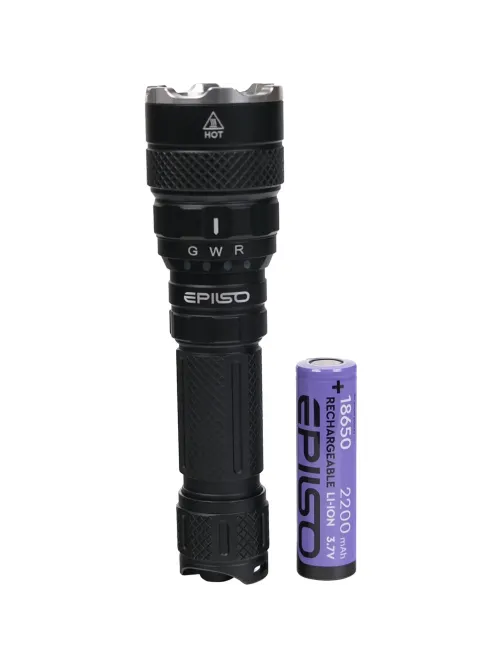 Фонарь EPILSO EPF-245 (карманный,Luminus SST40 10W+2CREE XPE, аккум 18650)