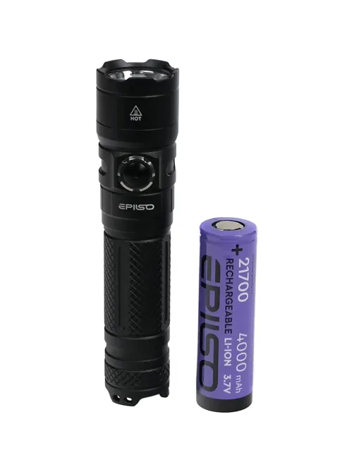 Фонарь EPILSO EPF-215 (карманный, CREE XHP50.2 20W, аккум. 21700)