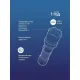 Фонарь ручной КОСМОС KOS112Lit аккум/3ВтLED/линза/зум/Li-ion18650 1200mAh
