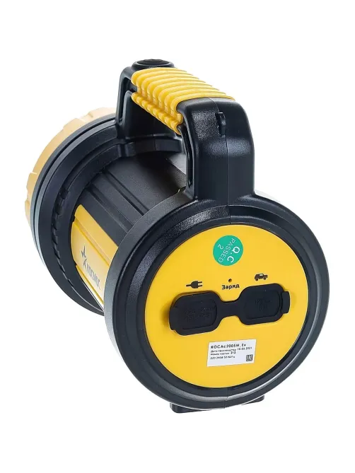 Фонарь светодиодный акк. КОСМОС KOCAc2005W_Ex 5W LED,бок.пан.10Вт,3 реж,з/у