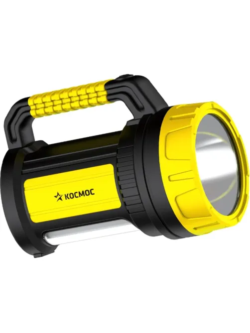 Фонарь светодиодный акк. КОСМОС KOCAc2005W_Ex 5W LED,бок.пан.10Вт,3 реж,з/у
