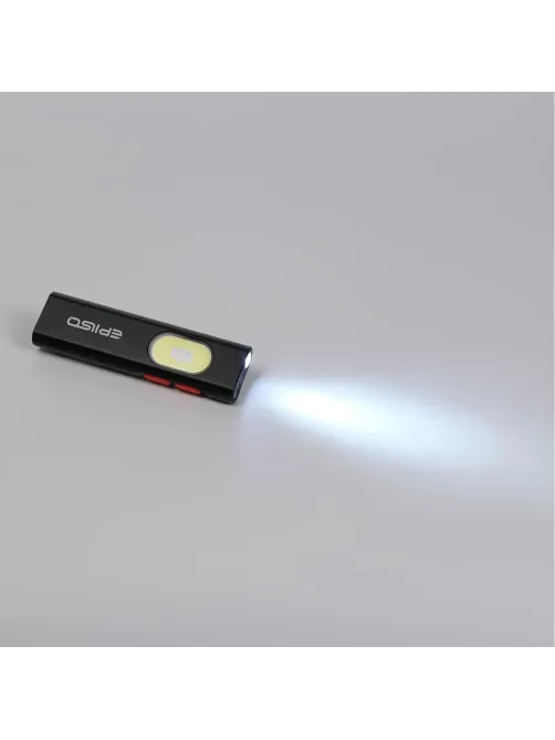 Фонарь EPILSO EPF-260 (карманный, Luminus SST20 10W + COB + Laser, аккум)